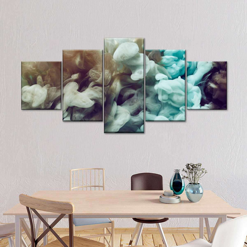 «Abstract Smoke», reproduction d'art sur toile, H 55 po x l 24 po x P 1,25 po