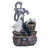 23.62"H Resin LED Fountain With Gooses Statue
