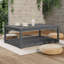Singita Rectangular Pine Outdoor Coffee Table , cm W cm D-250652297-250652305