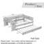 Lit plateforme double en velours avec tablettes de rangement, ports USB et bureau-1158200910
