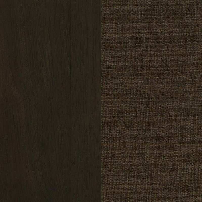 2 chaises de salle à manger rembourrées en tissu de couleur chocolat riche - ajustement élégant offrent un soutien ergonomique