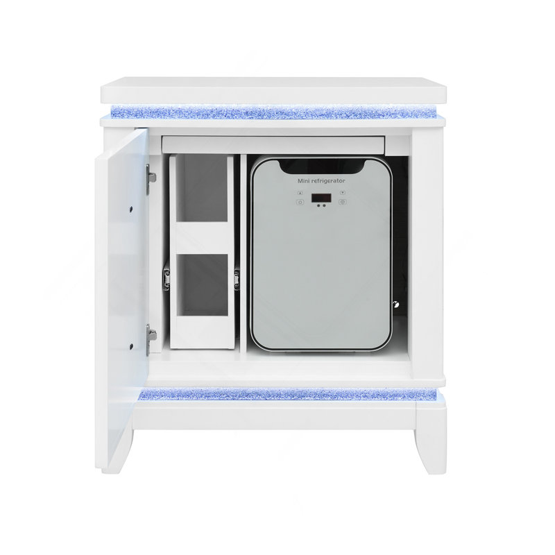 Table de chevet avec haut-parleur