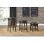 Tabouret pivotant et court en bois massif Hassanah-160697586-177031224
