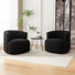 Musaab Upholstered Swivel Barrel Chair