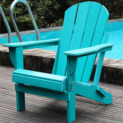 Chaise pliante avec deux porte-gobelets et support pour téléphone - Extérieur toutes saisons pour la cour, le camping, le jardin, la piscine et le foyer d'extérieur, Lake Blue peut supporter jusqu'à 380 livres, structure, joints renforcés, intempéries, espace,