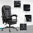 7-Point Vibrating Massage Office Chair, High Back Executive Recliner With Lumbar Support, Footrest, Reclining Back, Adjustable Height