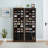 10-Tier Wood Shoe Rack Cabinet - Freestanding Storage Unit with Compartments for Entry Area, Hallway or Utility Space