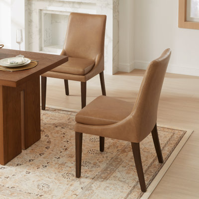 Chaise d'appoint en cuir Niara