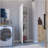 Storage Cabinet 71" H, Four Internal Shelves, Three Broom Hangers, White
