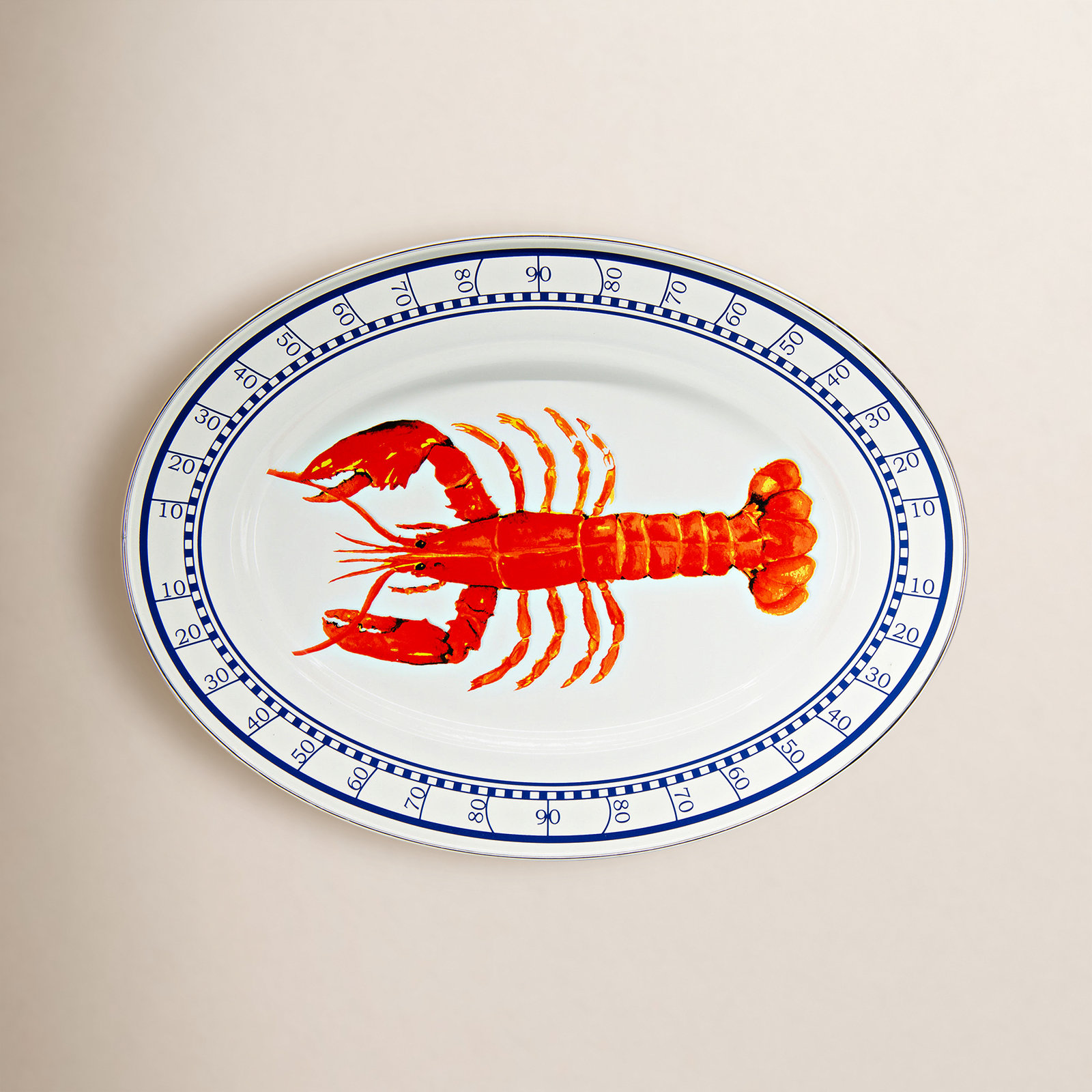 Golden Rabbit Lobster Oval Platter | Birch Lane