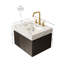 Meuble-lavabo moderne (doit inclure le meuble-lavabo et le lavabo) avec rangement