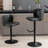 Adjustable Swivel Barstools With Tufted Back, Perfect For Home Pub And Kitchen Island