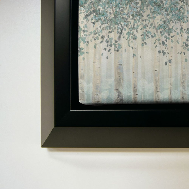 «Dream Forest I Silver Leaves» par James Wiens - impression sur toile, 64" H x 44" W, Black