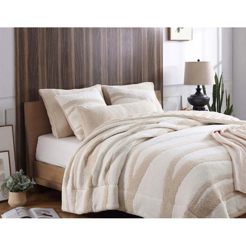 Woodland Square Pillow Cover & Insert, Sahara Tan/Off White