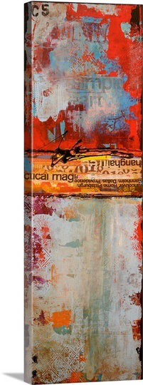 «Suzana Curtain Call» par Kirana, impression, H 36 po x l 12 po x P 1,5 po, Toile