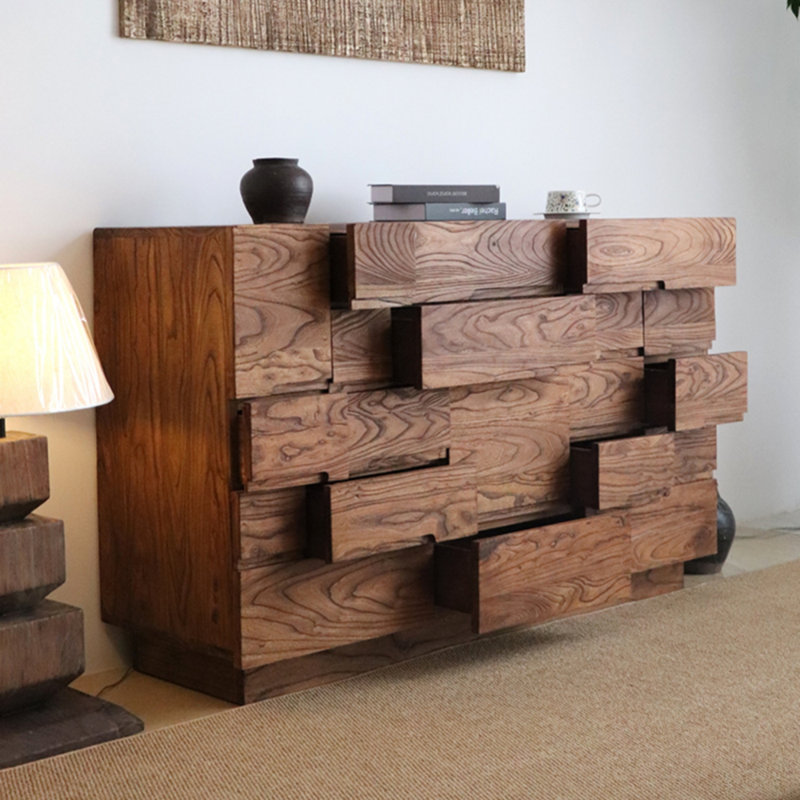 Retro-Style Multi-Drawer Sideboard