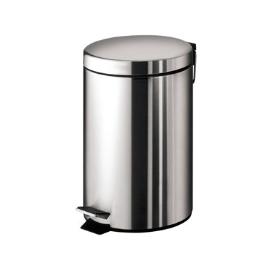 Veroniza Metal Step On Kitchen Trash Can