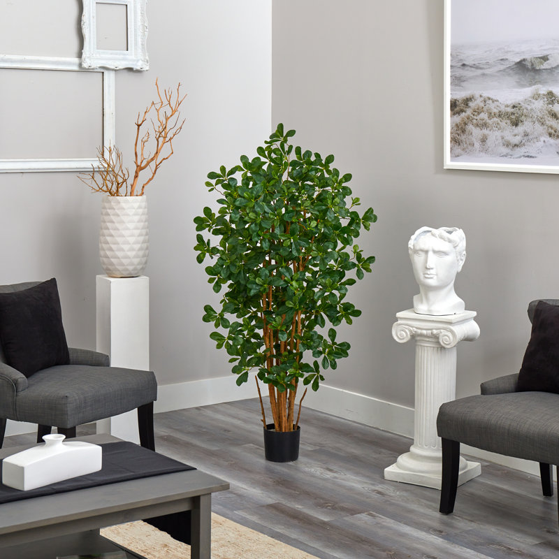 Olive artificielle en pot, H 54 po x l 16 po x P 16 po