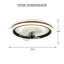 Ventilateur de plafond encastré à intensité variable 19 "avec lumière DEL et télécommande Svetlana