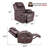 Faux Leather Massage Chair-1611608658