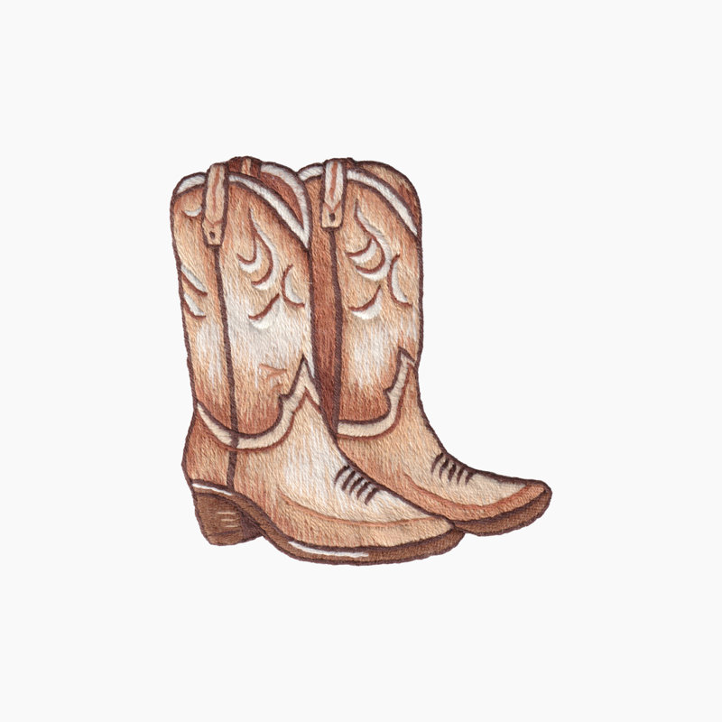 Cowboy Boots Towel