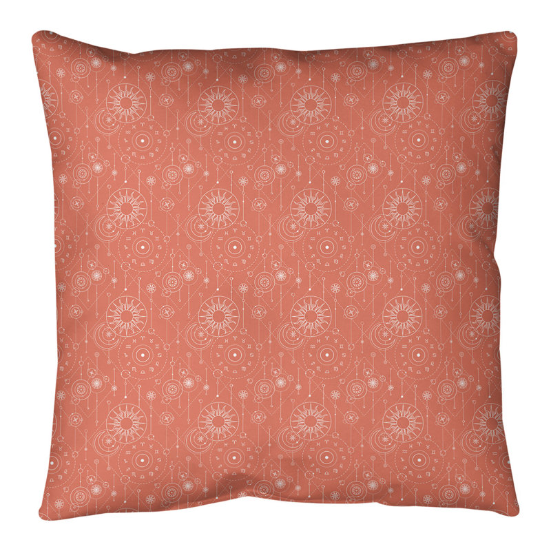 Place de l'astrologie Katelyn Elizabeth, 20 po x 20 po, Brun sable brûlant, Duvet alternatif