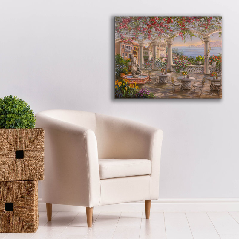«Epic Graffiti», salle à manger sur la terrasse, par Nicky Boehme, art mural sur toile, 34 po x 26 po, H 26 po x l 34 po