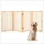 Manufactured Wood Free Standing Pet Gate-843595004