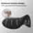 Saddle Stool with High-Density Sponge Cushion, Stable Stricture, Easy Assembly,Black-1068061844