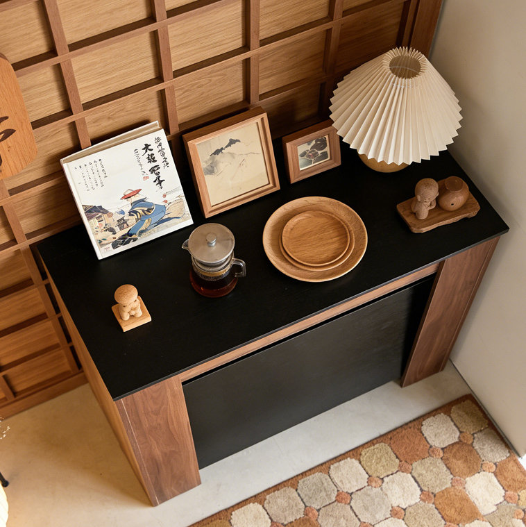 Multifunctional extendable console table