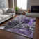 Premium Machine Washable Cerrito AMF503 Purple Rug