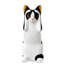 Anstice Hear No Evil Spotted Cat Albesia Wood Figurine