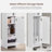 Narma Solid Wood Freestanding Linen Cabinet-2020414256