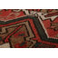 Tapis traditionnel rétro géométrique 7 x 9