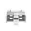 Ensemble de meuble-lavabo double 60 po-75020502