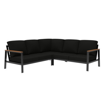 Ensemble de conversation modulaire d'extérieur Townsend pour 5 personnes avec coussins Sunbrella®