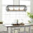 Horley 8 - Light Wrought Iron Kitchen Island Square / Rectangle Chandelier-910363907