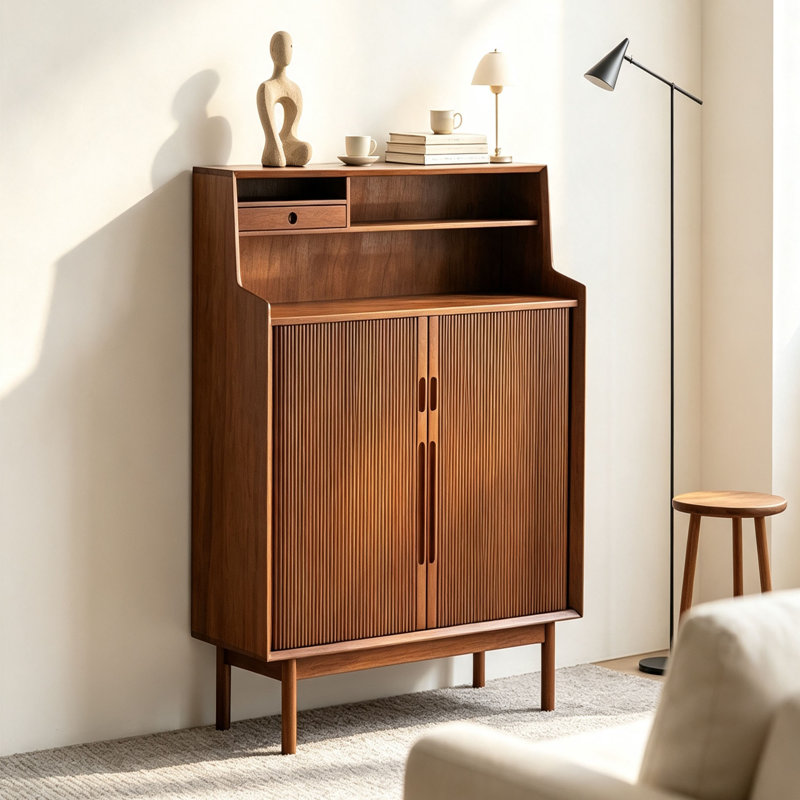 Armoire à chaussures rétro de style européen pour un usage domestique