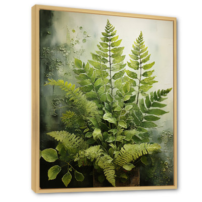 Yosgarth " Ferns Plant Timeless Elegance IV " by Designart