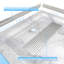 60" W x 36" D Rectangle Shower Base with Stainless Steel Linear Drain, Single & Double Threshold Reversible Installation, Anti-Slip Acrylic Shower Pan with Detachable Aluminum Flanges, cUPC Certified,Marble White-101771220