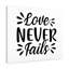 Lover Never Fails - Wrapped Canvas Print-98265954