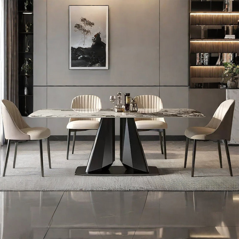 Ensemble de table de salle à manger Modern, H 29,52 po x L 62,99 po x l 31,49 po