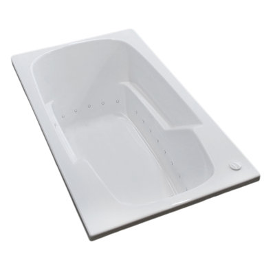 Anguilla 71'' x 41.38'' Air Acrylic Bathtub
