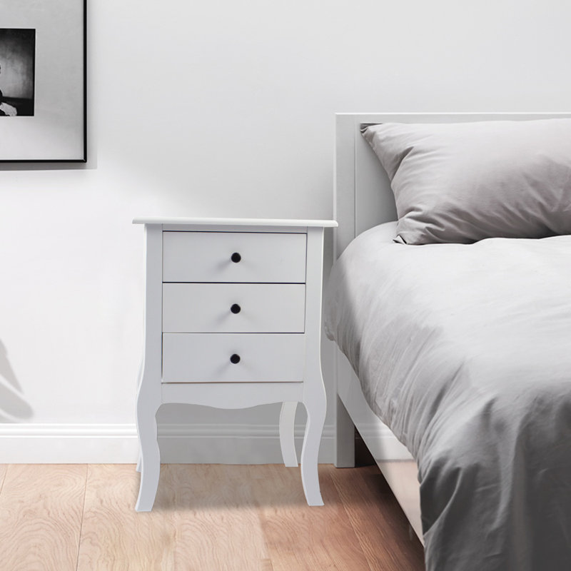 Zahara 48cm W Manufactured Wood Bedside Table