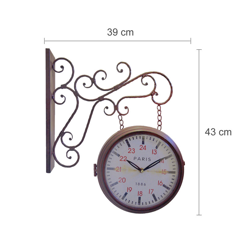 Matt Metal Wall Clock