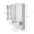 Farmhouse Kitchen Pantry – Refrigerator-Style Doors, 2 Large Drawers & Adjustable Shelves-1756179564