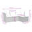Vidaxl Garden Sofa Set