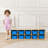 ECR4Kids Scoop Front Plastic Storage Bins, Multipurpose Organization, 10-Piece-59602046