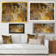Marbre brun et jaune - art moderne sur toile-1376444321-1376444326
