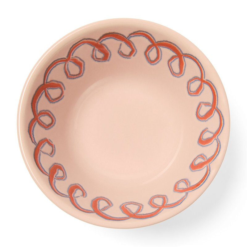 Amalfi Berry Bowl - Pink - 4.5", Pink